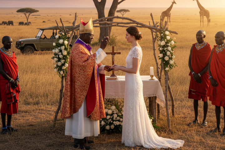 Anglican Blessing Wedding Ceremony in Tanzania