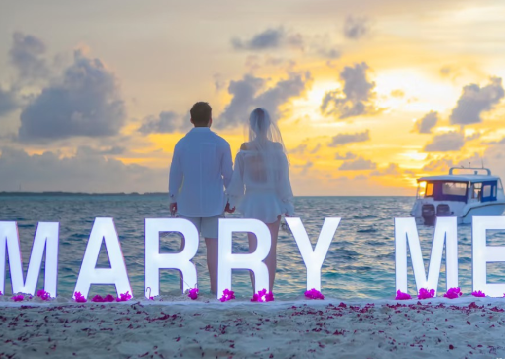 Micro wedding Zanzibar ceremony at Nyange Sandbank