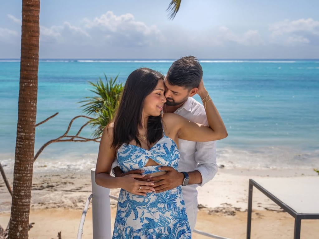 Couple enjoying Zanzibar beach honeymoon extension after Tanzania safari — turquoise Indian Ocean and white sand paradise by Cube Nation Tanzania